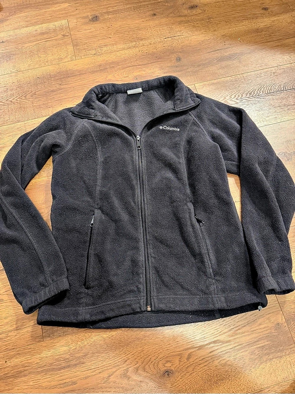 Columbia Benton Springs Full Zip Fleece Jacket Black Small